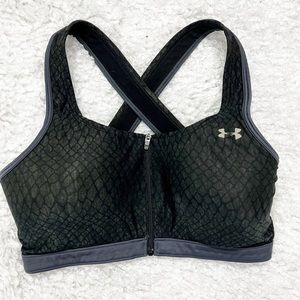 Under Armour High Impact Zip Front Sports Bra